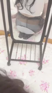 打飞机必看！反差马尾，自慰无毛白虎逼！筒戒有全集